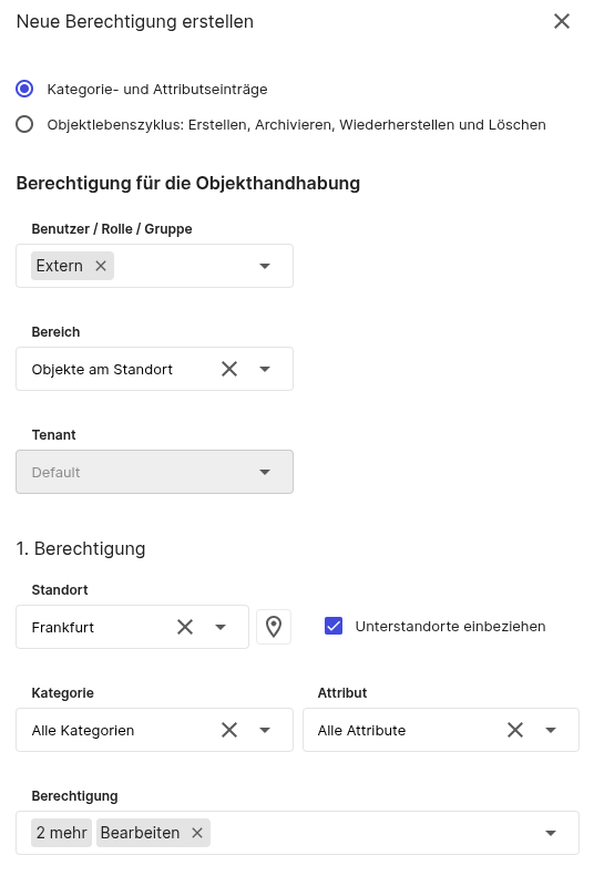 Create new user group