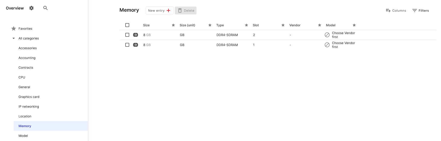Create separate slots