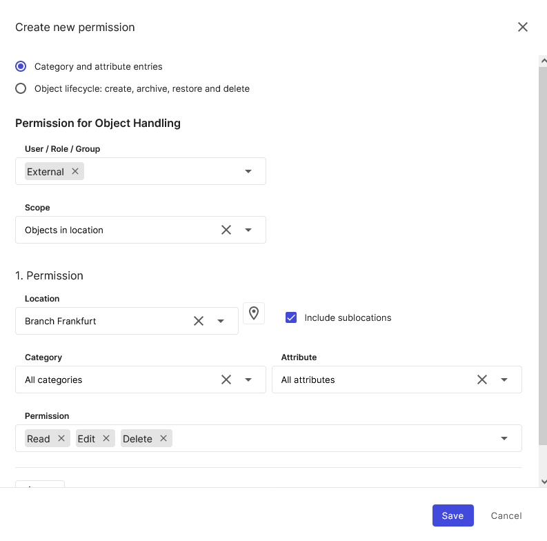 Create new user group